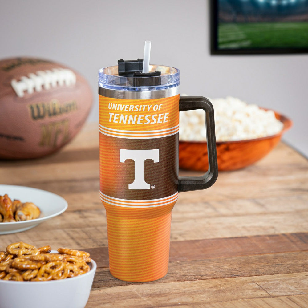 40oz Stainless Steel Canyon Cup w/ Straw, University of Tennessee, Collegiate, Home