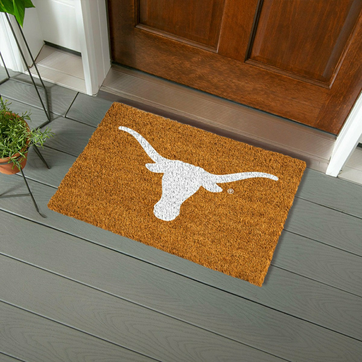 Coir Mat, 16"x28", University of Texas, Collegiate