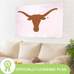 University of Texas Single Sided Flag w/ 2 Grommets, 3'x5', Collegiate, Home