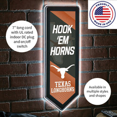 LED Wall Decor, Pennant, University of Texas, Collegiate, Home