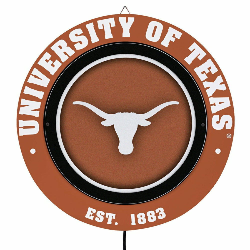 University of Texas, Metal Lite, Round, Collegiate