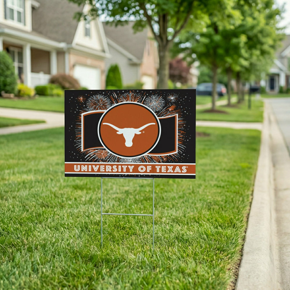 University of Texas Yard Sign, Patriotic, Collegiate, Home