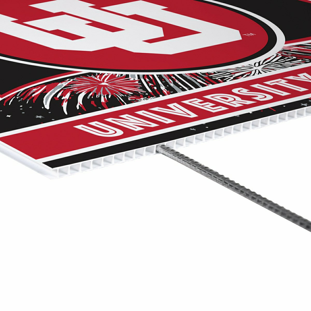University of Utah Yard Sign, Patriotic, Collegiate, Home