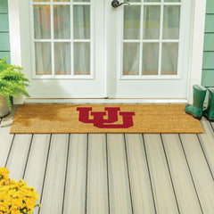 University of Utah Extra Large Full Color Coir Mat, 60"x24", Collegiate