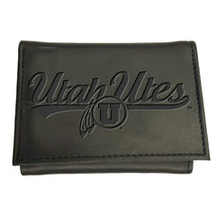 University of Utah, Tri-Fold Wallet, Black, Collegiate, Home