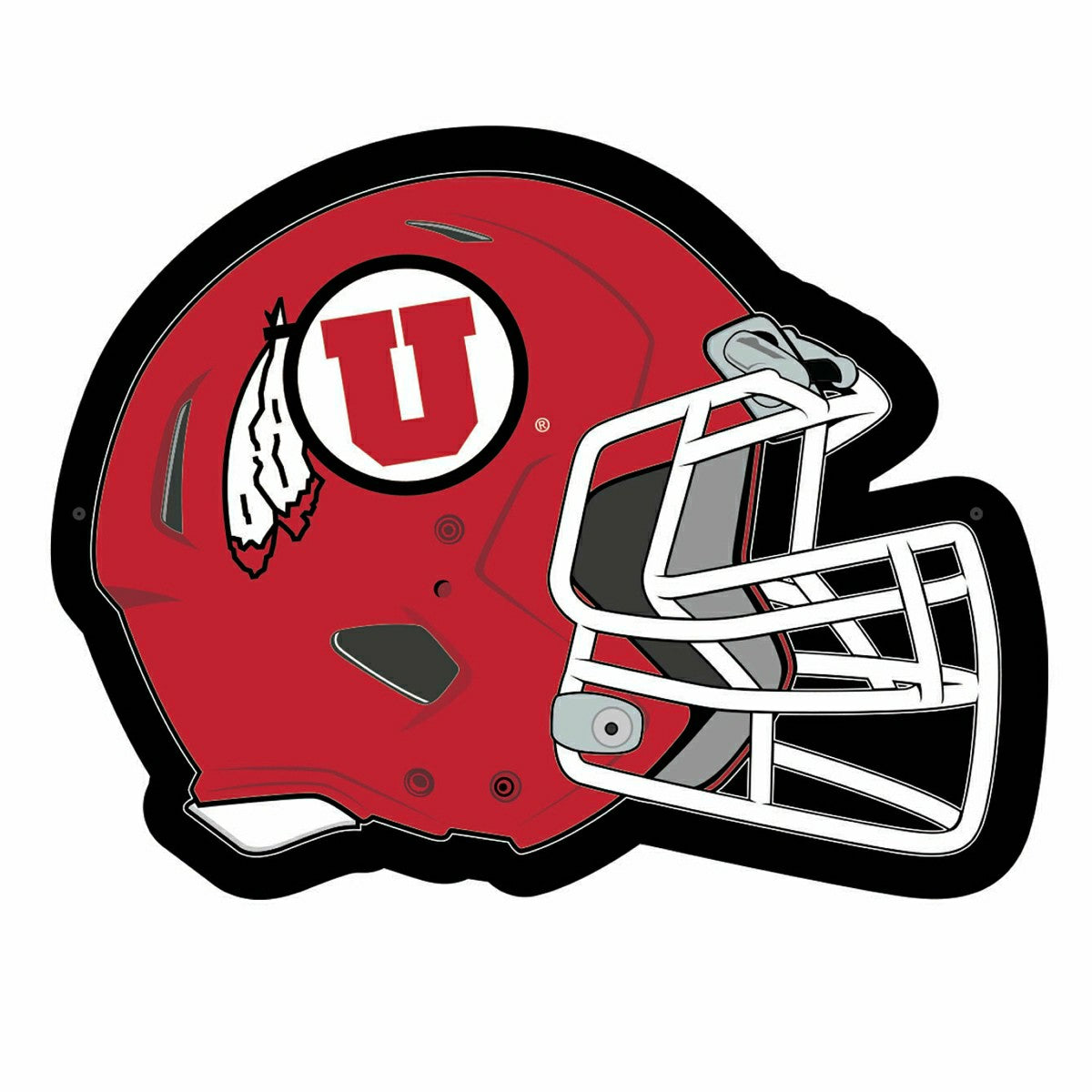 LED Wall Decor, Helmet, University of Utah, Collegiate, Home