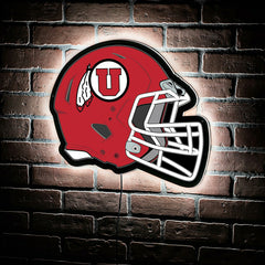 LED Wall Decor, Helmet, University of Utah, Collegiate, Home