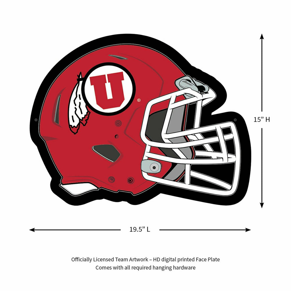 LED Wall Decor, Helmet, University of Utah, Collegiate, Home