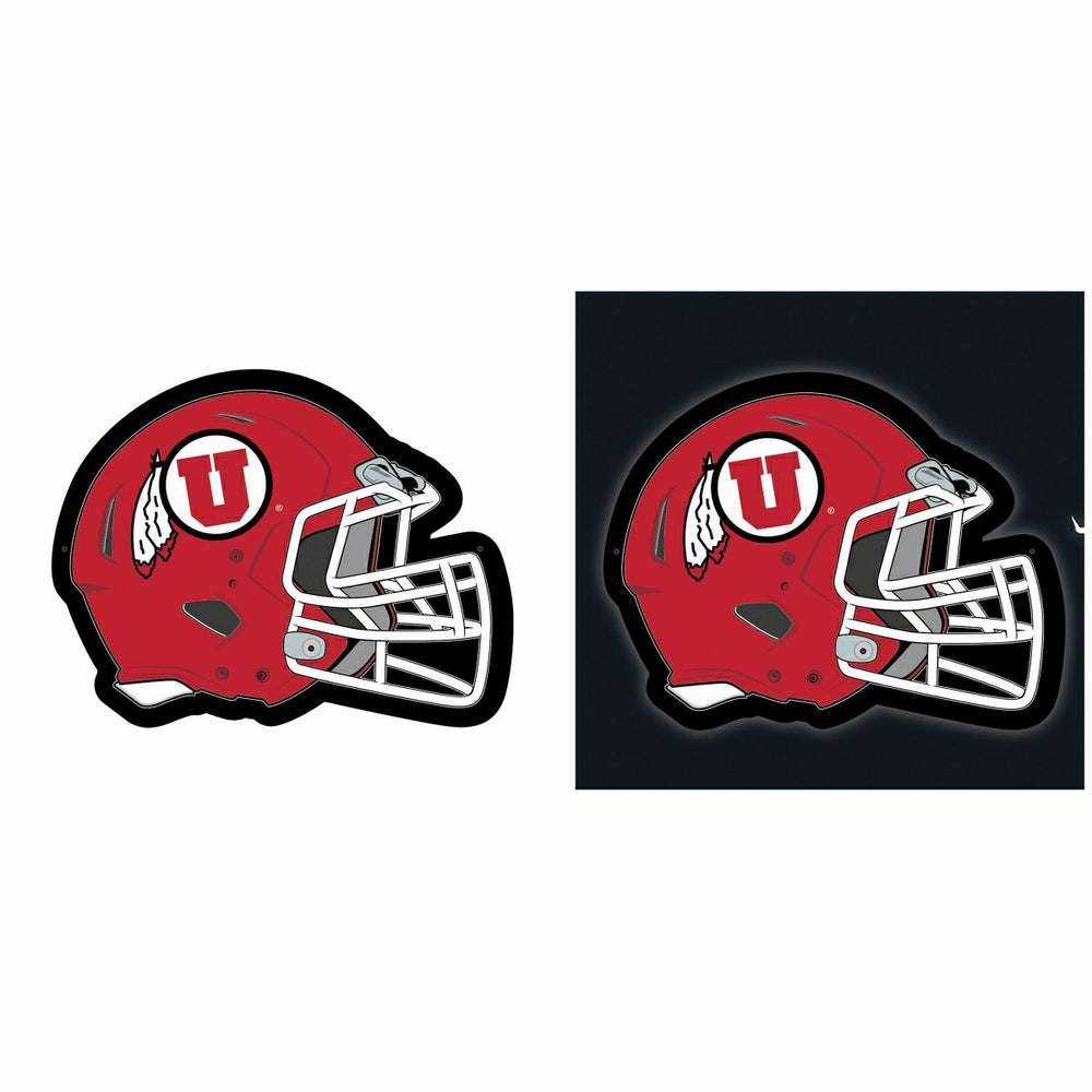 LED Wall Decor, Helmet, University of Utah, Collegiate, Home