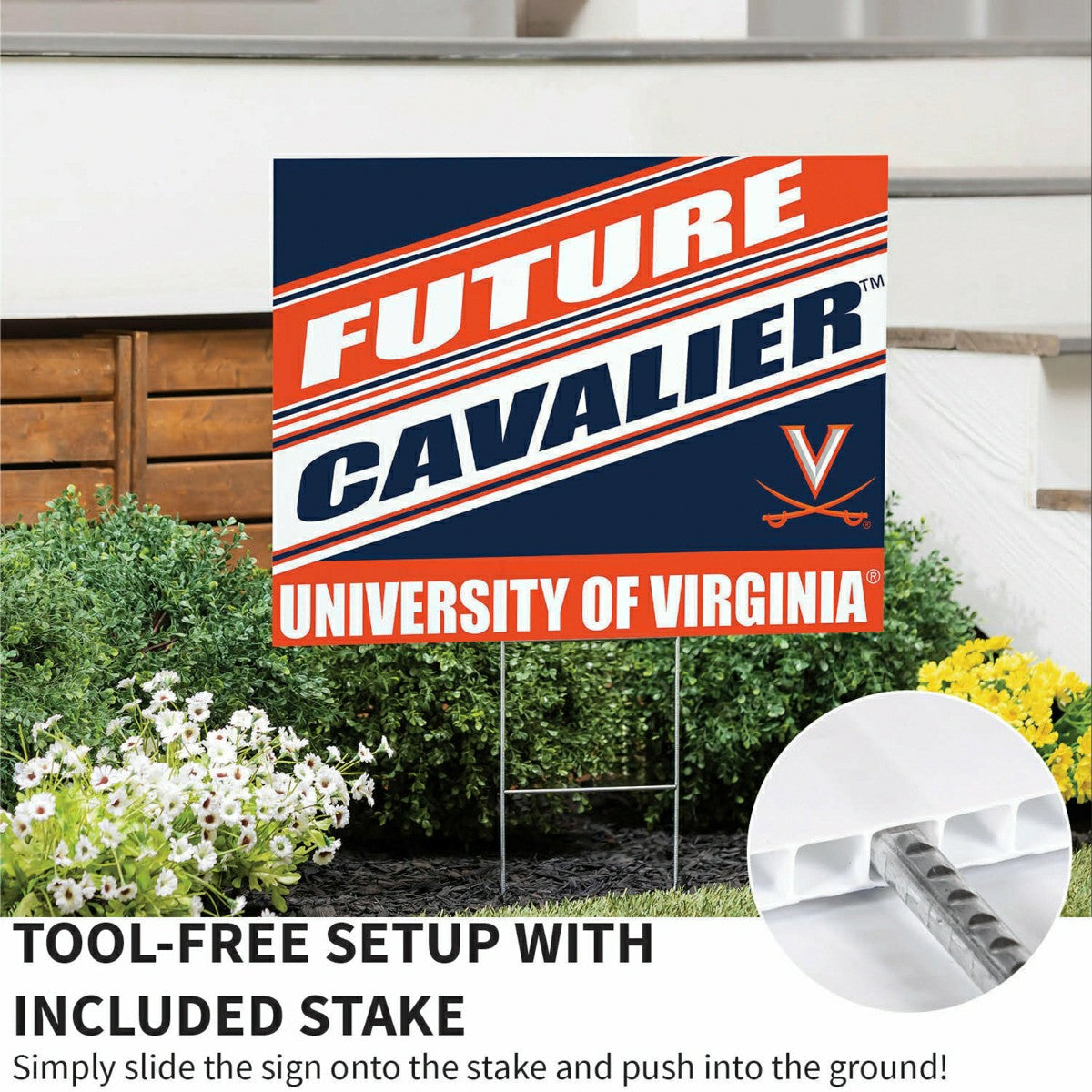 University of Virginia Coroplast Yard Sign, Future Student, Collegiate, Home