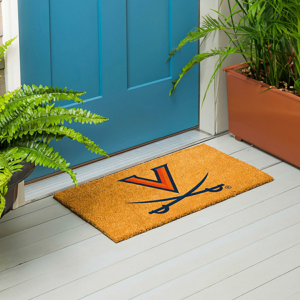 Coir Mat, 16"x28", University of Virginia, Collegiate