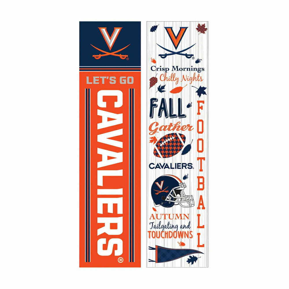 46" Double Sided Leaner, University of Virginia, Fall Seasonal, Collegiate, Home