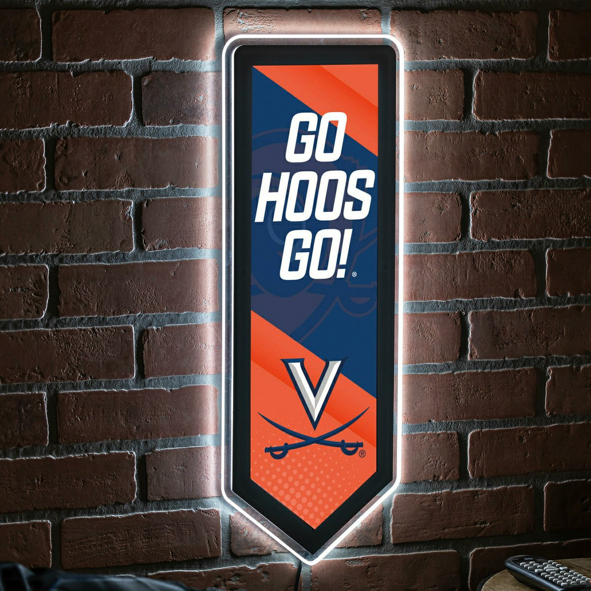 LED Wall Decor, Pennant, University of Virginia, Collegiate, Home