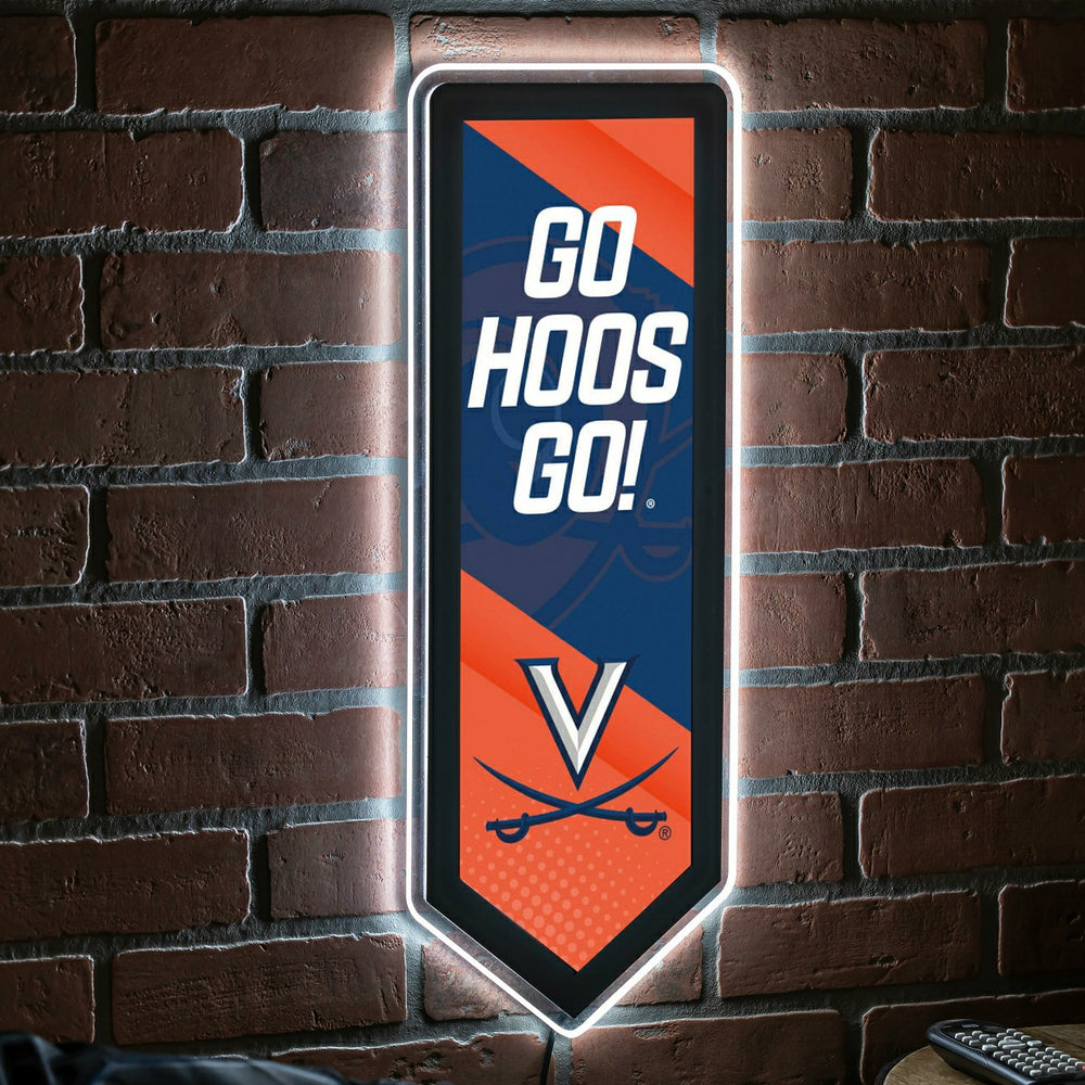 LED Wall Decor, Pennant, University of Virginia, Collegiate, Home