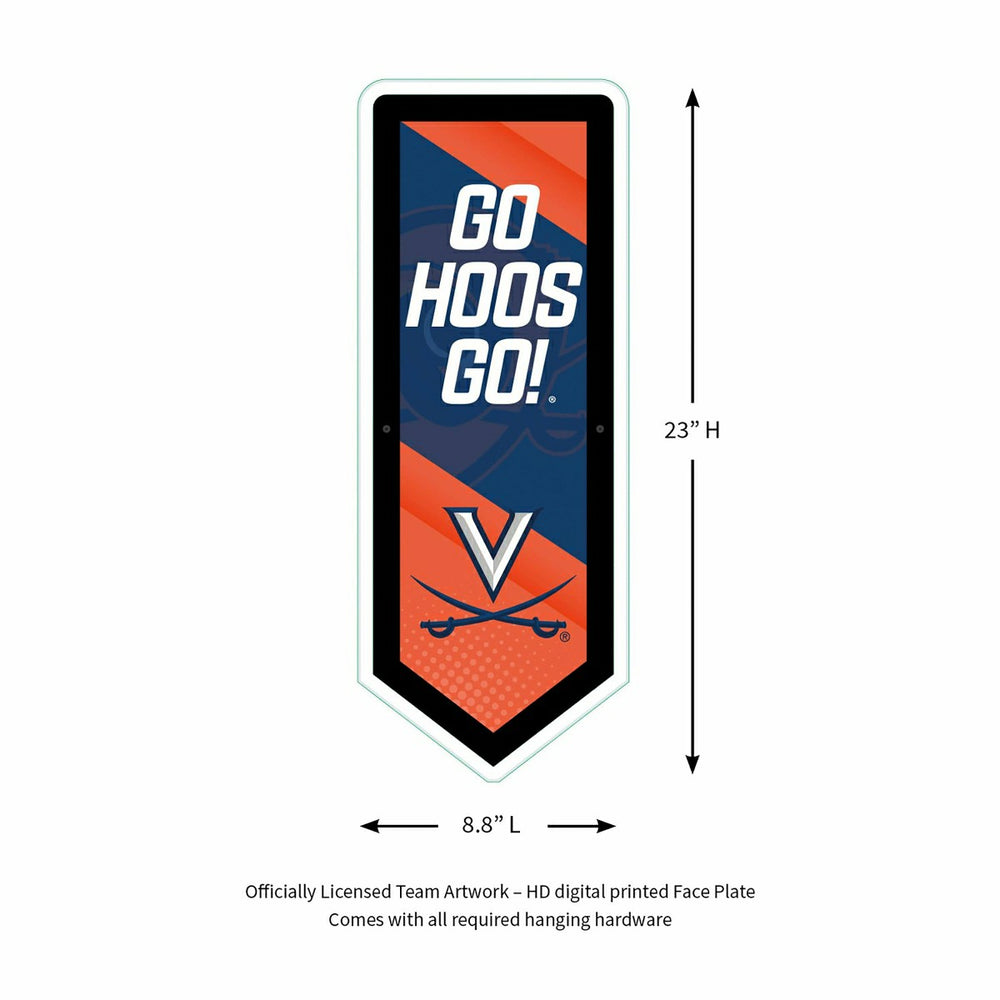 LED Wall Decor, Pennant, University of Virginia, Collegiate, Home