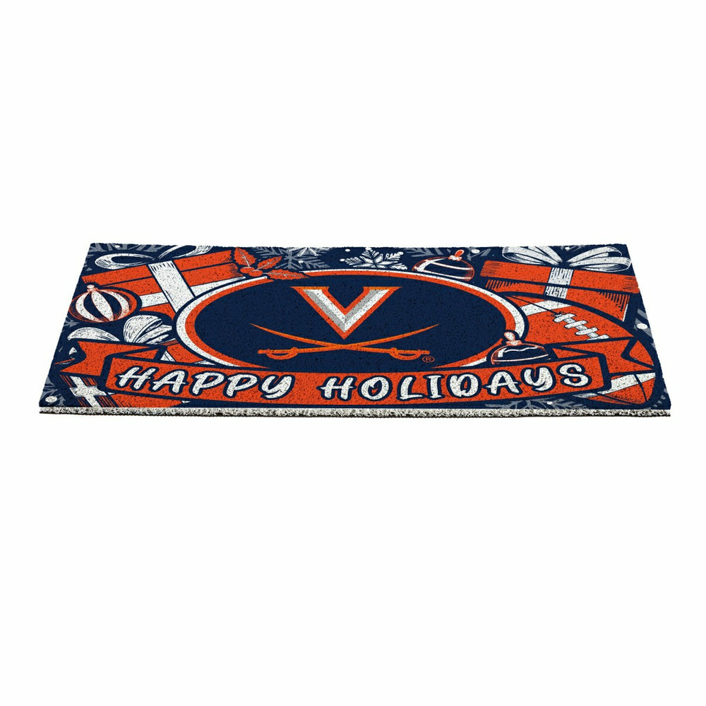 University of Virginia Holiday PVC Mat, 28"x16", Collegiate