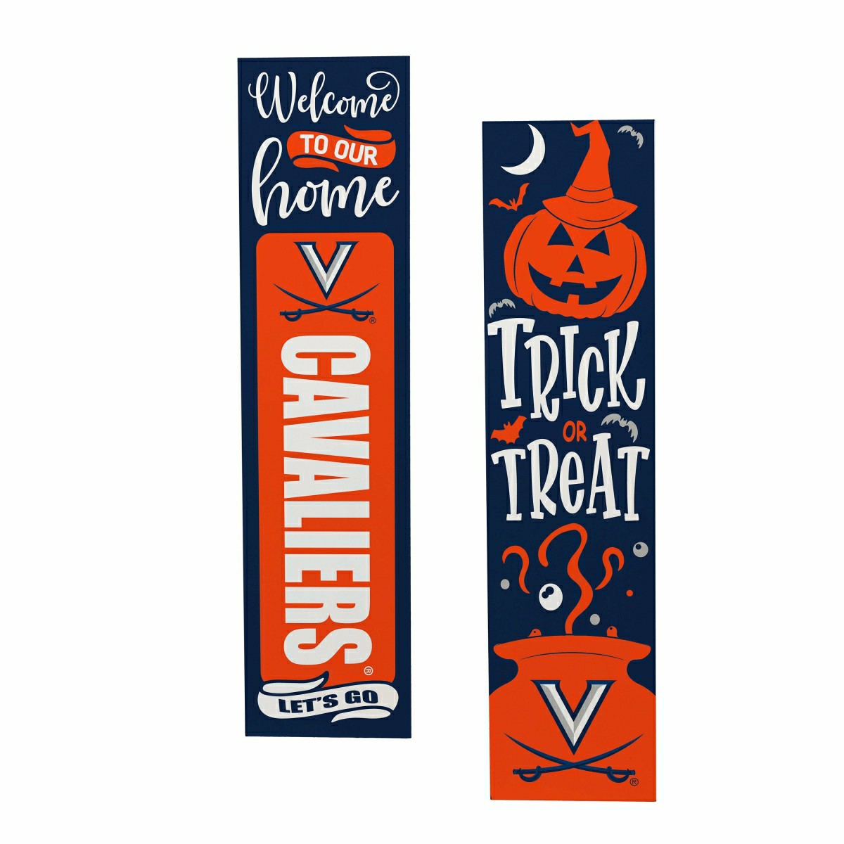 47" Double Sided Leaner, University of Virginia, Halloween, Collegiate, Home