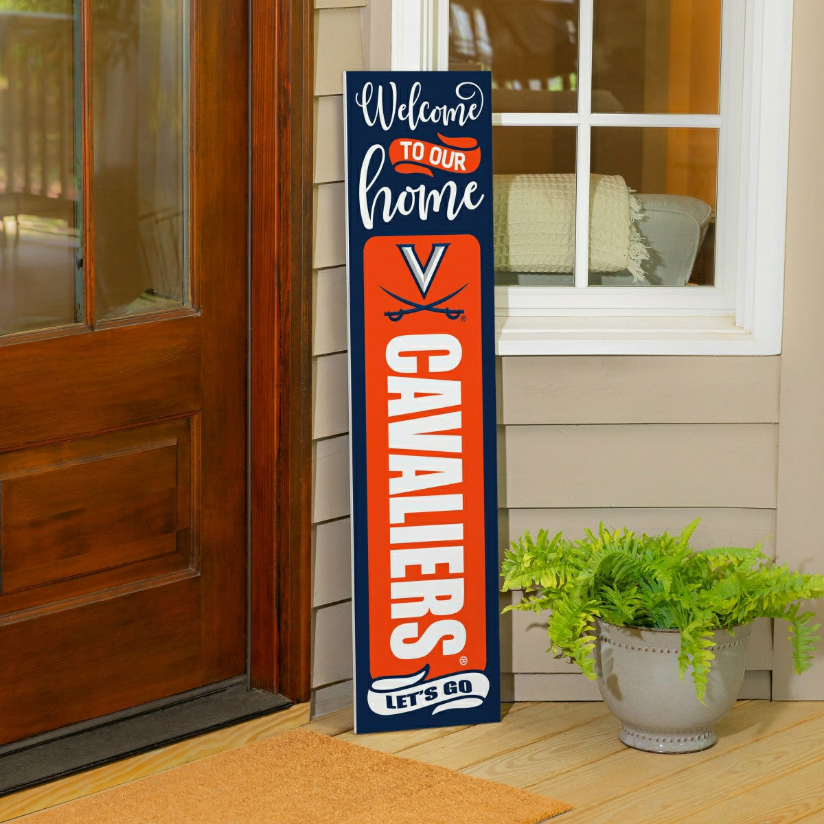 47" Double Sided Leaner, University of Virginia, Halloween, Collegiate, Home