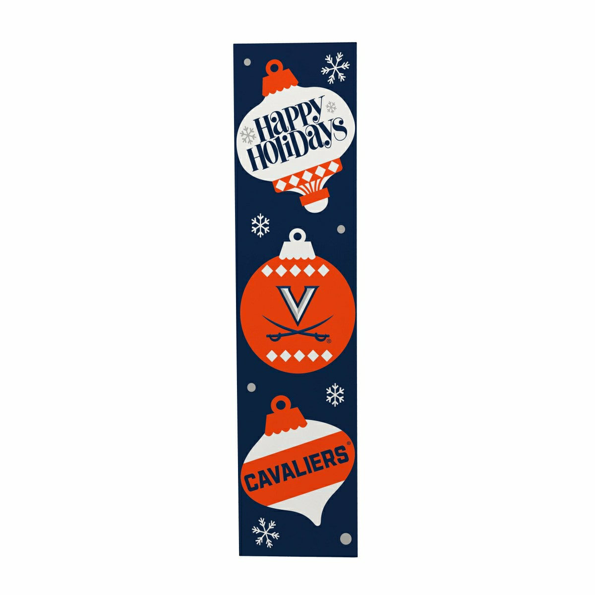 47" Double Sided Leaner, University of Virginia, Christmas, Collegiate, Home