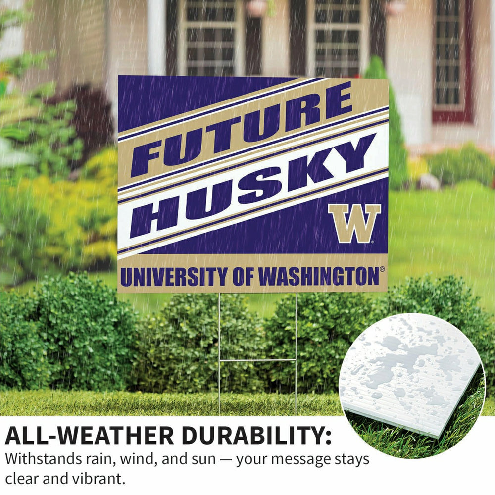 University of Washington Coroplast Yard Sign, Future Student, Collegiate, Home