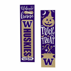 Universitiy of Washington 47" Double Sided Leaner, Halloween, Collegiate, Home