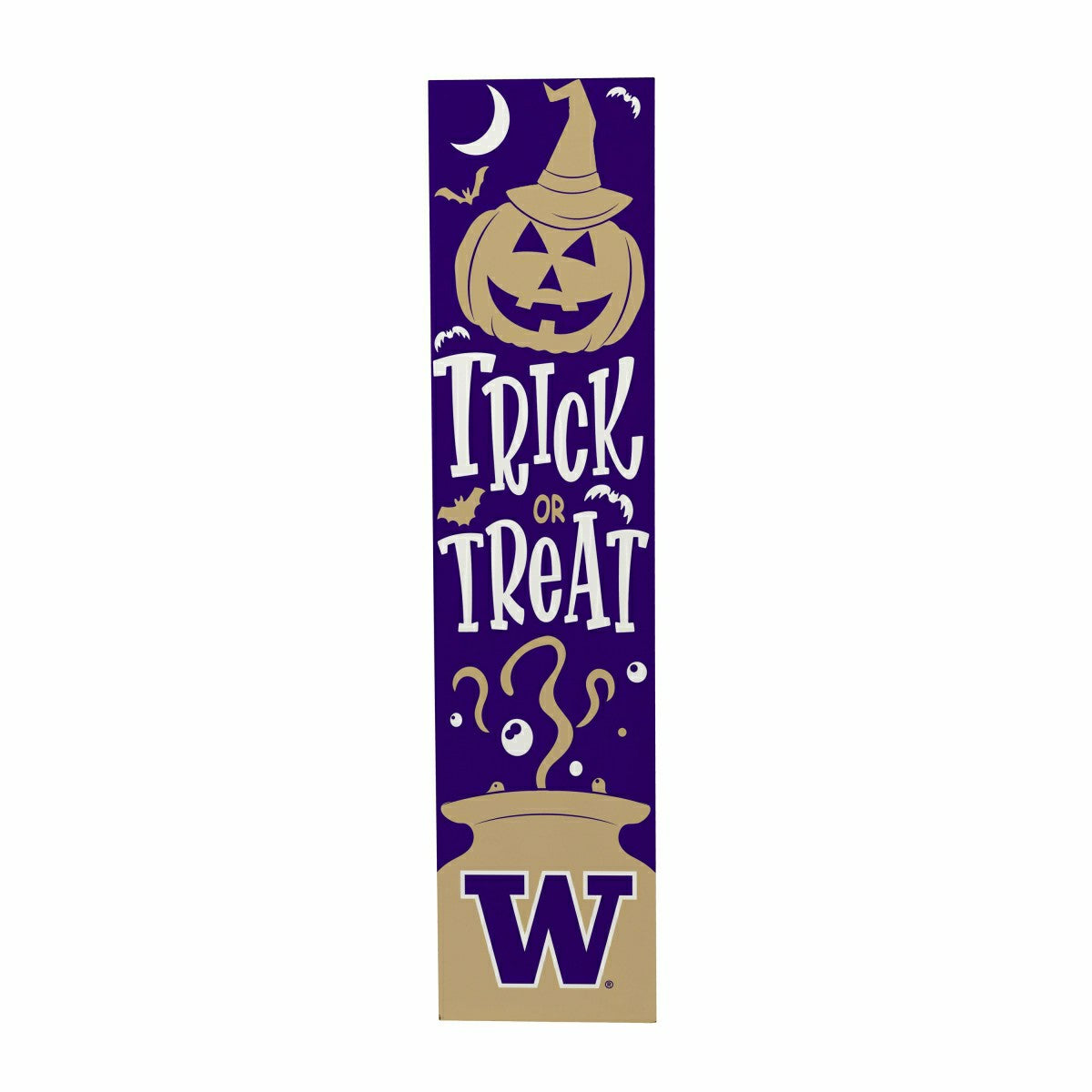 Universitiy of Washington 47" Double Sided Leaner, Halloween, Collegiate, Home