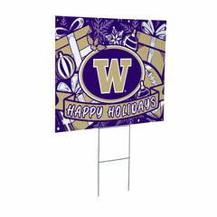 University of Washington Yard Sign, Holiday, Collegiate, Home