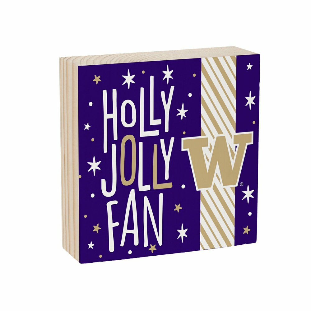 University of Washington Block, Holiday, 6x6, Collegiate, Home