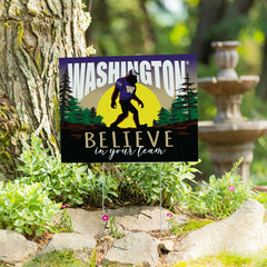 University of Washington Yard Sign, Bigfoot, Collegiate, Home
