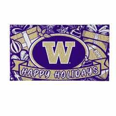 University of Washington Holiday PVC Mat, 28"x16", Collegiate