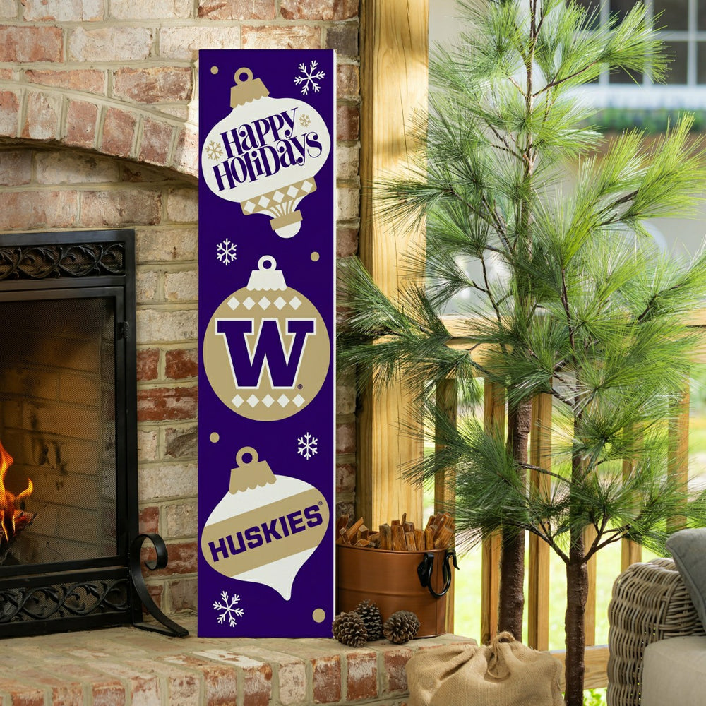 Universitiy of Washington 47" Double Sided Leaner, Christmas, Collegiate, Home