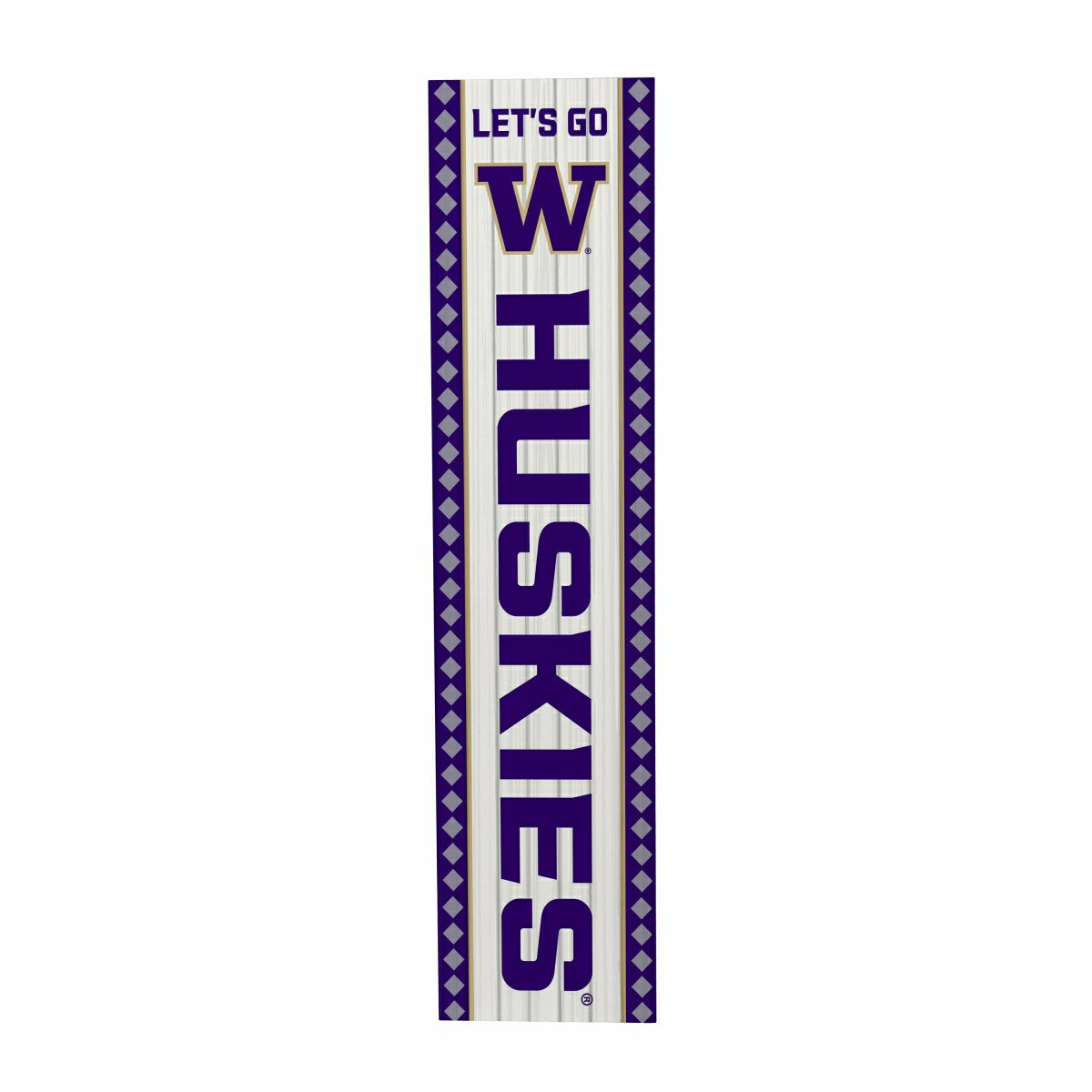 Universitiy of Washington 47" Double Sided Leaner, Christmas, Collegiate, Home