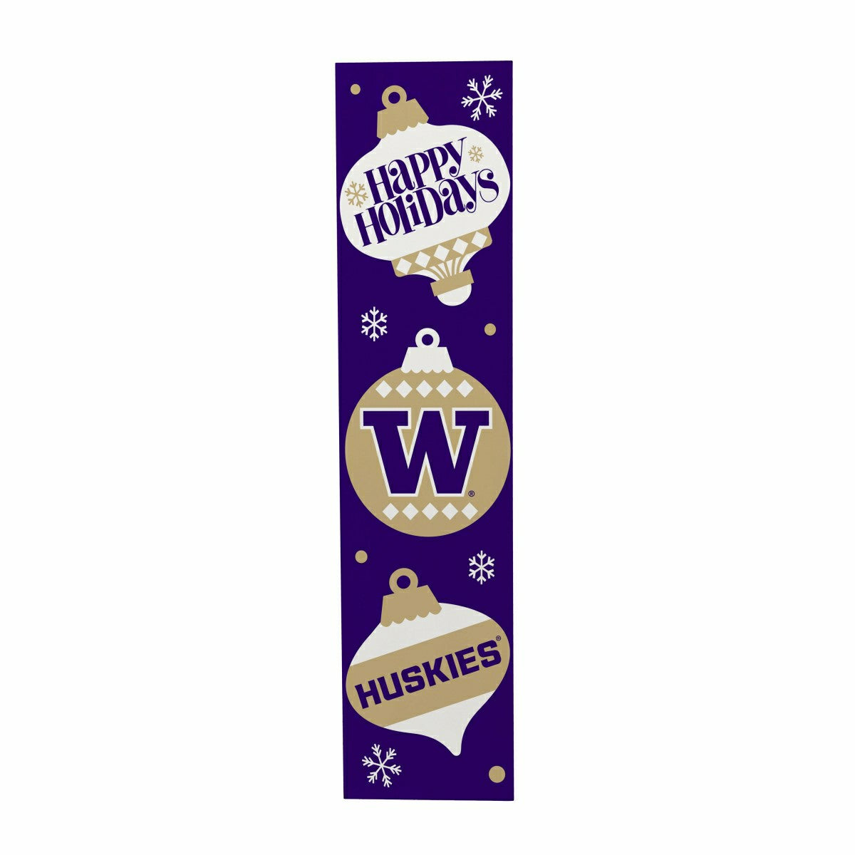 Universitiy of Washington 47" Double Sided Leaner, Christmas, Collegiate, Home