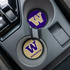 University of Washington Car Coaster Set, 2pc, Collegiate, Home