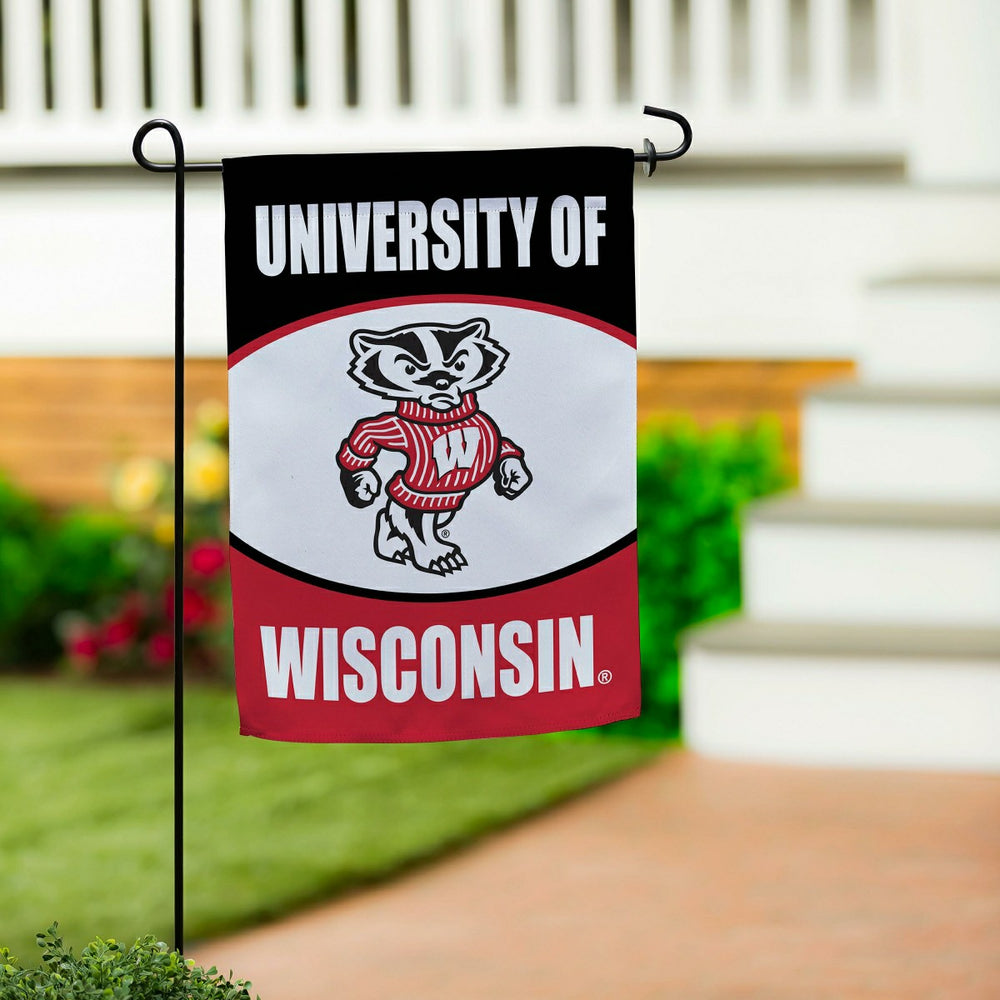 University of Wisconsin-Madison Suede Flag, GDN, Collegiate, Home