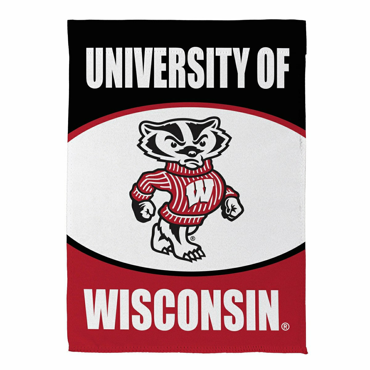 University of Wisconsin-Madison Suede Flag, GDN, Collegiate, Home