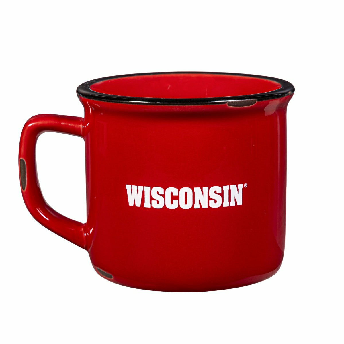 University of Wisconsin-Madison Ceramic Camp Cup with Enamel Finish, 1, Collegiate, Home