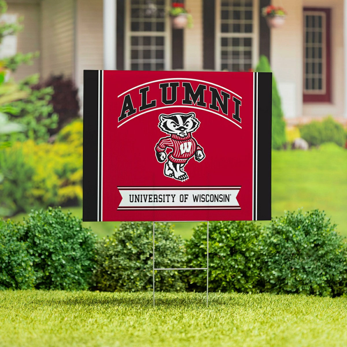 University of Wisconsin-Madison Coroplast Yard Sign Alumni, Collegiate, Home