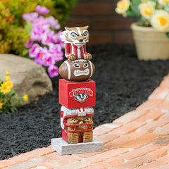 Wisconsin-Madison Badgers Tiki Team Totem Garden Statue, Collegiate, Home