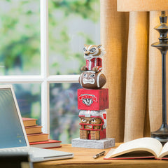 Wisconsin-Madison Badgers Tiki Team Totem Garden Statue, Collegiate, Home