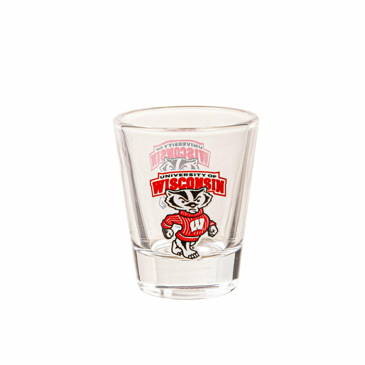 University of Wisconsin-Madison 4-Piece Ceramic and Glass 2oz. Shot Gl, Collegiate, Home