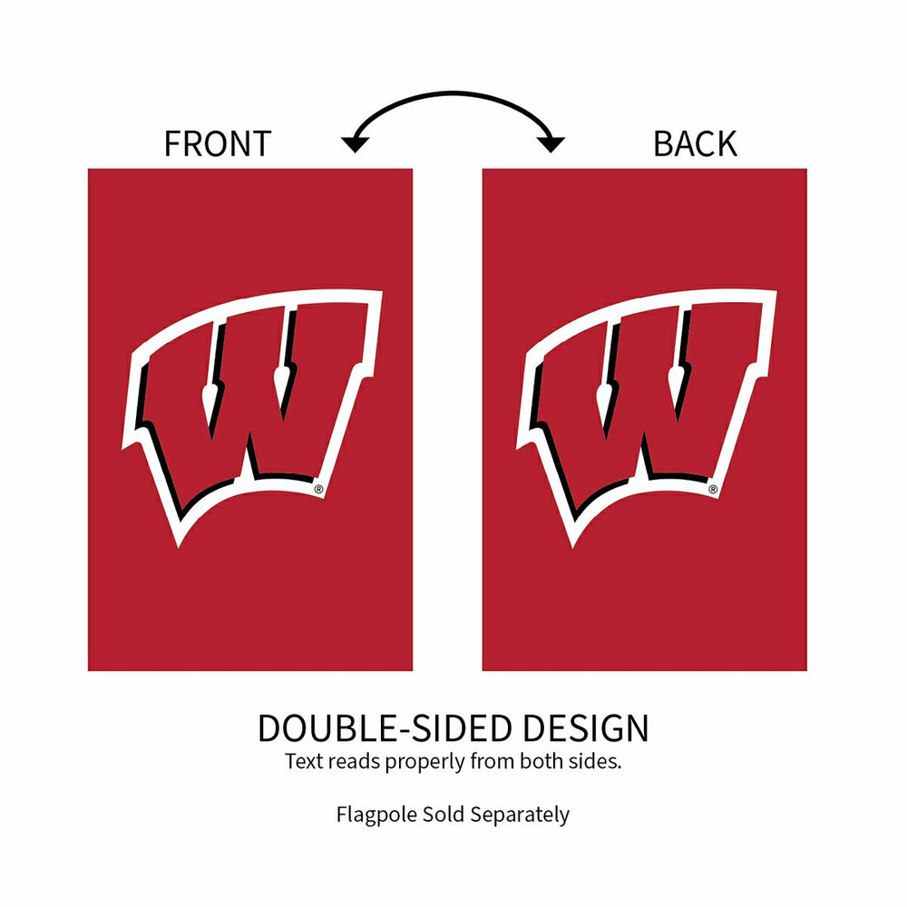 University of Wisconsin-Madison Applique House Flag, Collegiate, Home