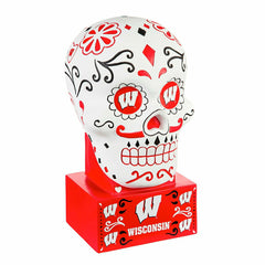 University of Wisconsin-Madison Sugar Skull Statue, Collegiate, Home