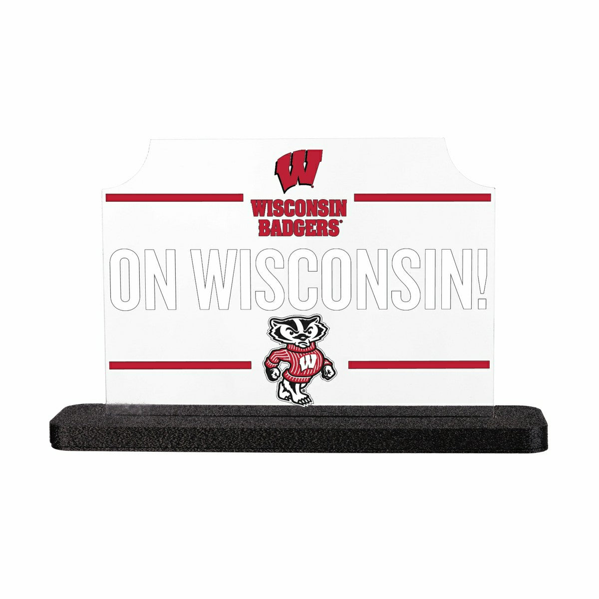 University of Wisconsin-Madison College Rectangle Desklite LED Décor, Collegiate, Home