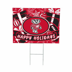 University of Wisconsin-Madison Yard Sign, Holiday, Collegiate, Home