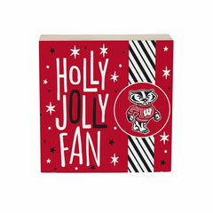 University of Wisconsin-Madison Block, Holiday, 6x6, Collegiate, Home