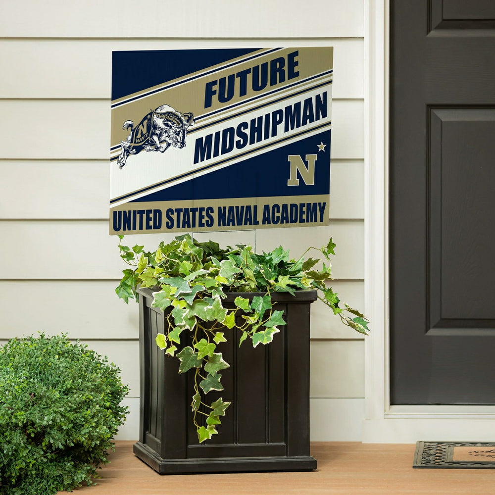 US Naval Academy Coroplast Yard Sign, Future Student, Collegiate, Home