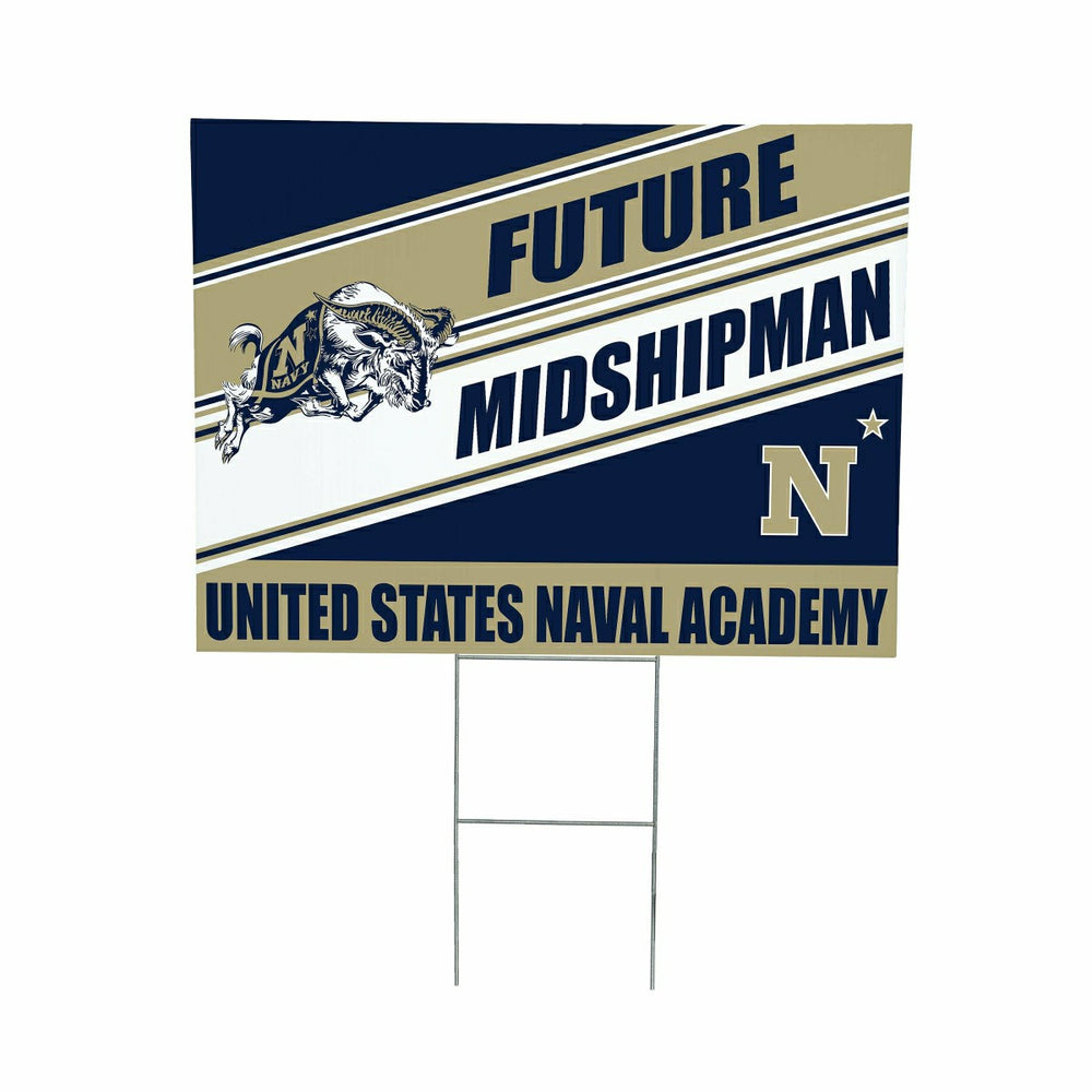 US Naval Academy Coroplast Yard Sign, Future Student, Collegiate, Home