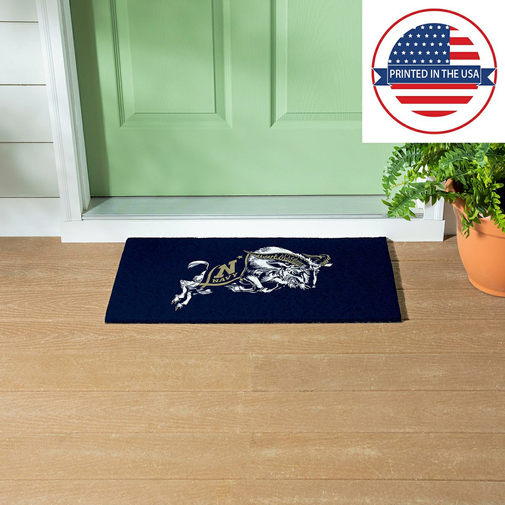 Full Color PVC Mat, 16" x 28", US Naval Academy, Collegiate