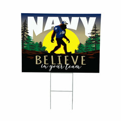 US Naval Academy Yard Sign, Bigfoot, Collegiate, Home